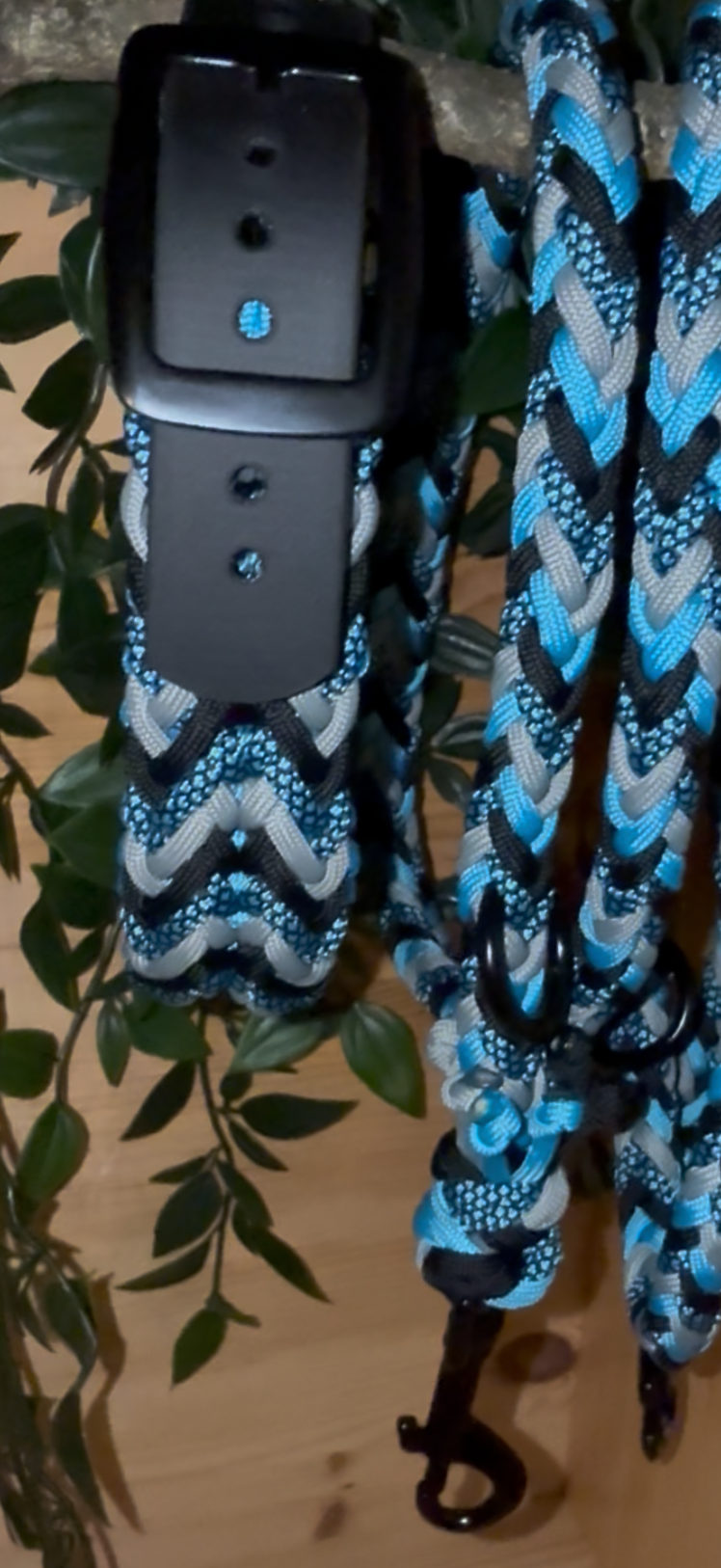 Paracord-Halsband „Nox“