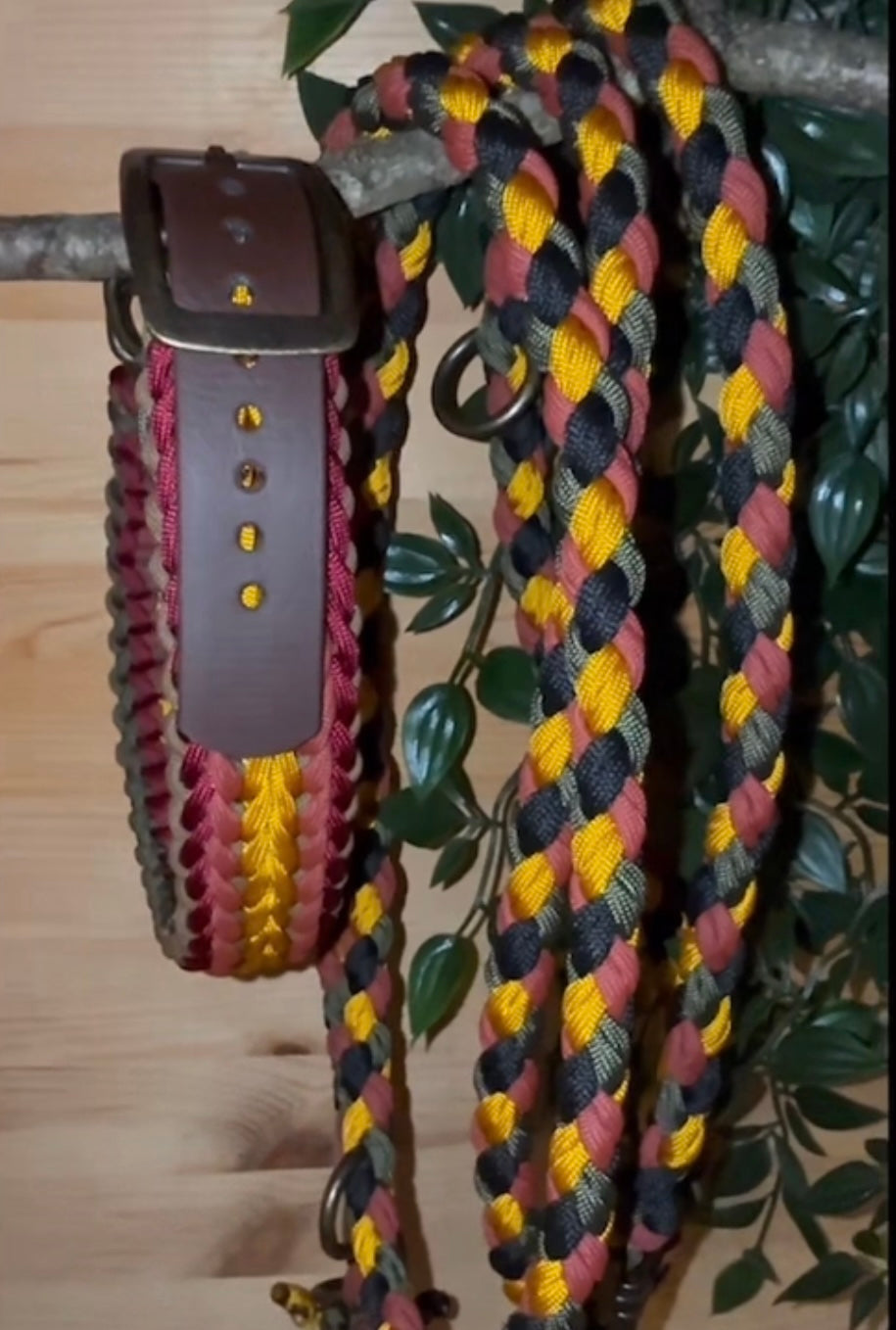 Paracord-Halsband „Auri“