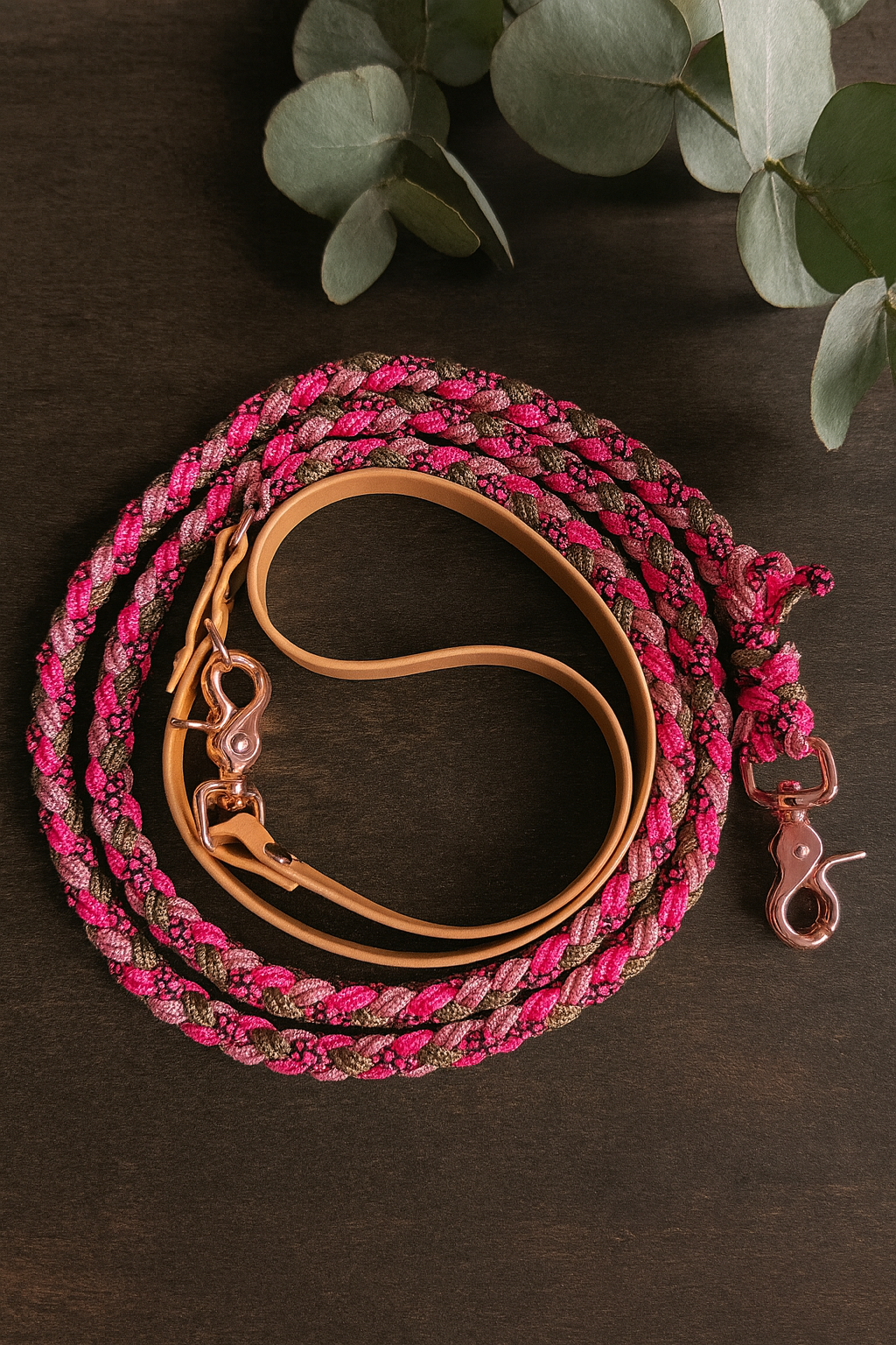 Paracord X Biothane-Leine "Pure Light"