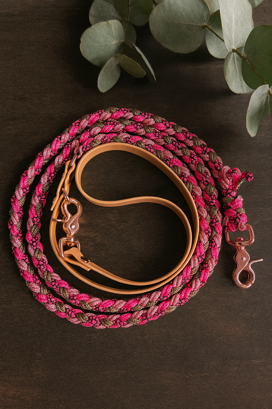 Paracord X Biothane-Leine "Pure Light"